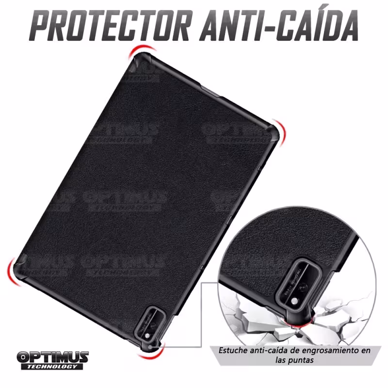 Kit Vidrio templado + Case Forro Protector + Teclado y Mouse Ratón Bluetooth para Tablet Huawei Matepad 10.4 OPTIMUS TECHNOLOGY™