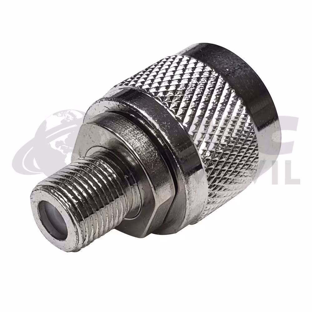 Conector Convertidor N Macho a F Hembra (N Male a F Female) para Amplificador de señal / Ubiquiti / MIMOSA TMC MOVIL - 3