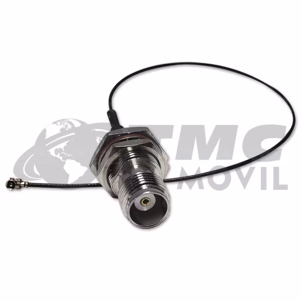 Conector PIGTAIL U.FL Hembra a TNC Hembra (UFL Female a TNC Female) Para Equipos de Telemetría / Monitoreo TMC MOVIL - 3