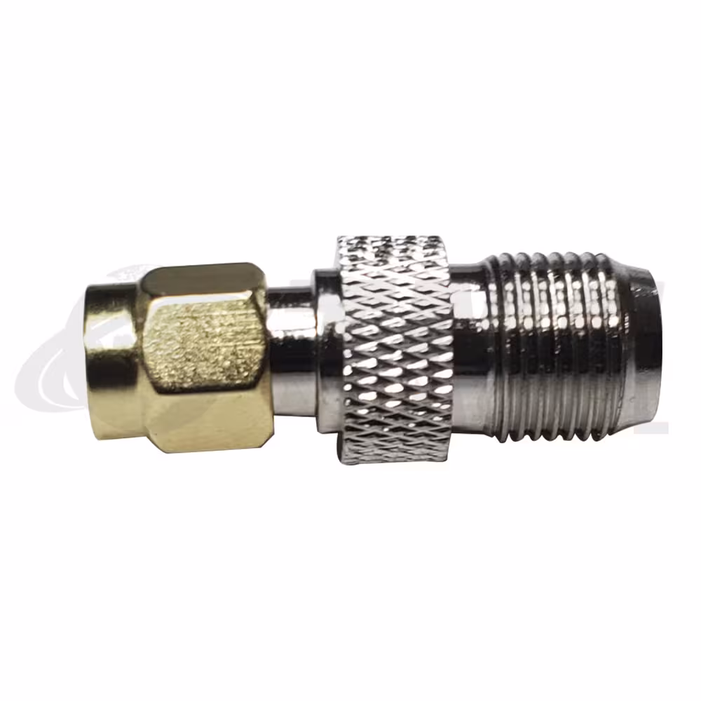 Conector Convertidor F Hembra A Sma Macho Para Amplificador de señal celular / Modem de Internet | TMC MOVIL | CNT-F-HTOSMA |