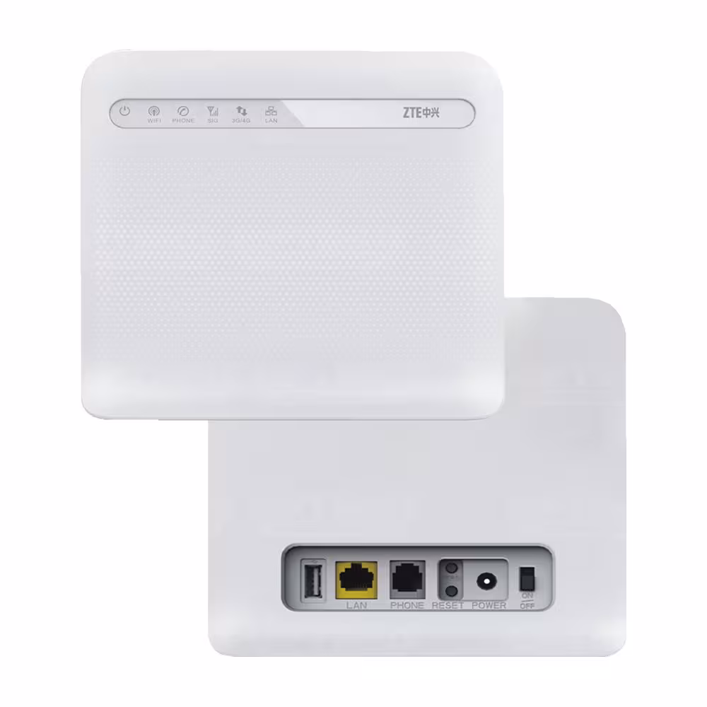 KIT Antena Amplificadora De Señal Yagi 17 Db con Enrutador Modem ZTE MF253V | OPTIMUS TECHNOLOGY™ | KTDRP-TM17RG6-MF253V-10 |