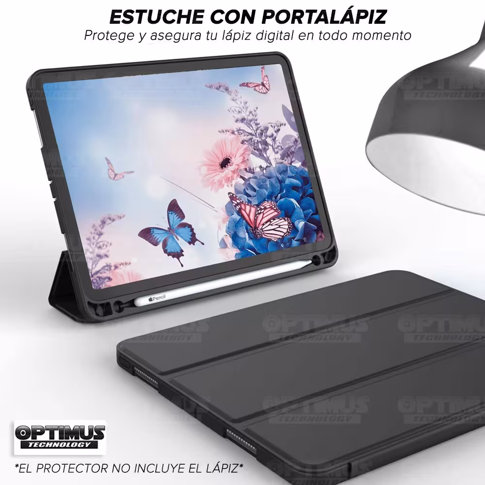 Estuche Case Protector Con Tapa Tablet iPad Pro 12.9 2020 con portalápiz | OPTIMUS TECHNOLOGY™ | EST-IPD-PRO-12.9-2019 |