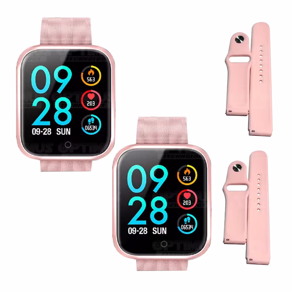 Kit Dos 2 Smartwatch Reloj Inteligente OPTIMUS BAND X PRO™ (Smartwatch p70) Compatible Android IOS OPTIMUS TECHNOLOGY™ - 3