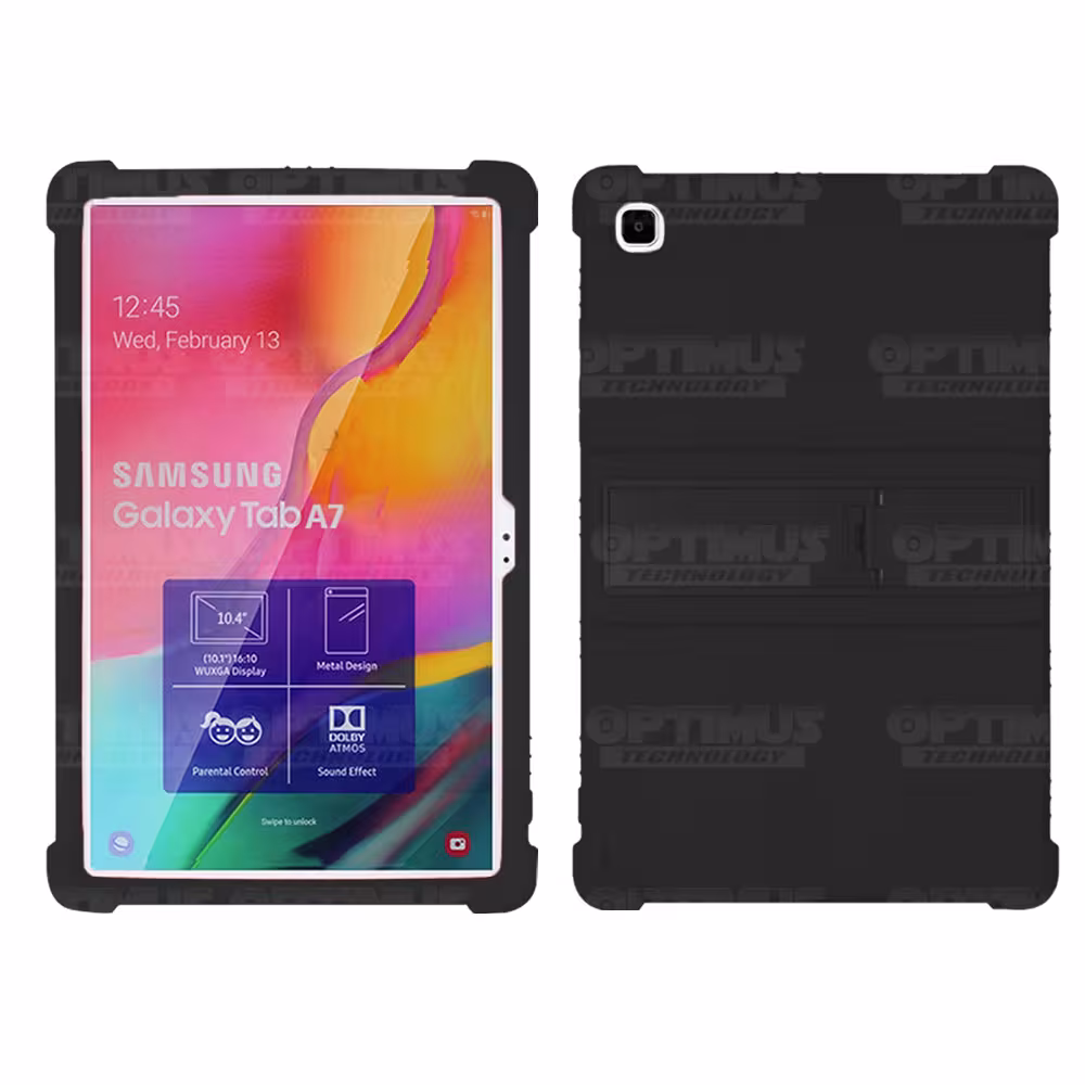 Estuche Case protector de goma Tablet Samsung Galaxy Tab A7 10.4 2020 T500 - T505 Anti golpes con soporte OPTIMUS TECHNOLOGY™ -