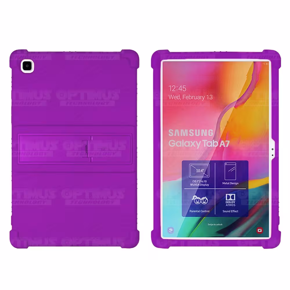 Estuche Case protector de goma Tablet Samsung Galaxy Tab A7 10.4 2020 T500 - T505 Anti golpes con soporte OPTIMUS TECHNOLOGY™ -