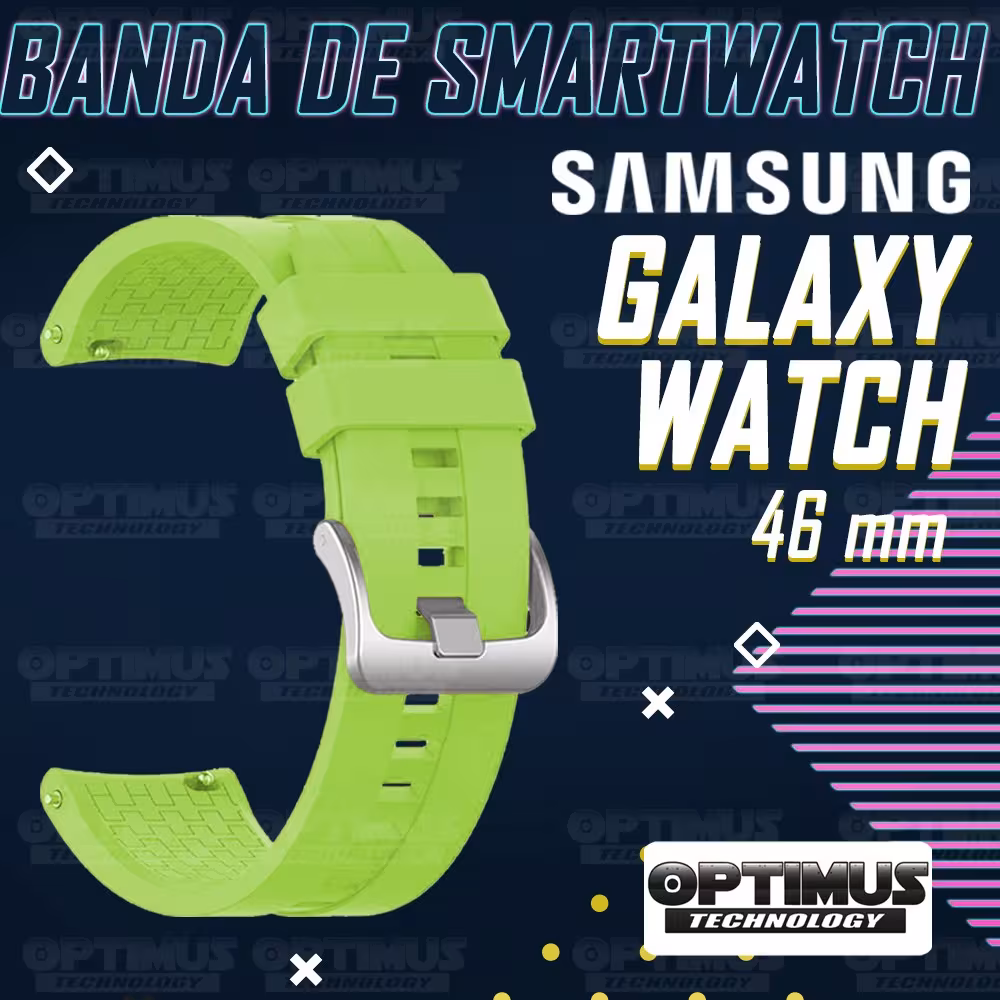 Correa Pulso de Goma 22mm para reloj Smartwatch Samsung Galaxy Watch 46mm | OPTIMUS TECHNOLOGY™ | CRR-GM-GX-WCH-46 |