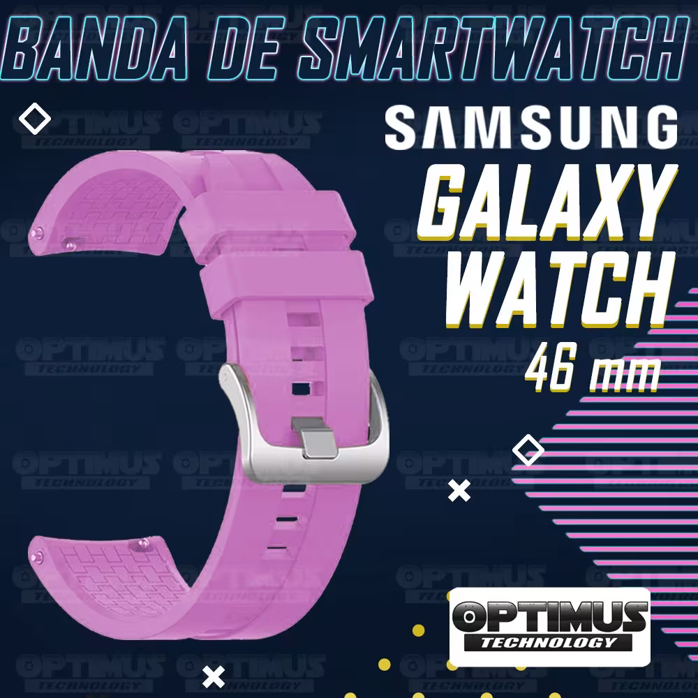 Vidrio Templado Y Correa Smartwatch Reloj Inteligente Samsung Galaxy Watch 46mm | OPTIMUS TECHNOLOGY™ | CRR-VTP-GX-WCH-46 |