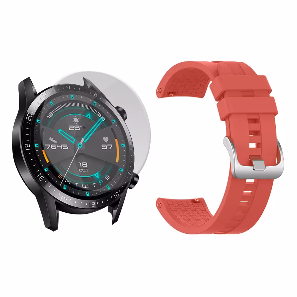 Vidrio Templado Y Correa Smartwatch Reloj Inteligente Samsung Galaxy Watch 46mm
