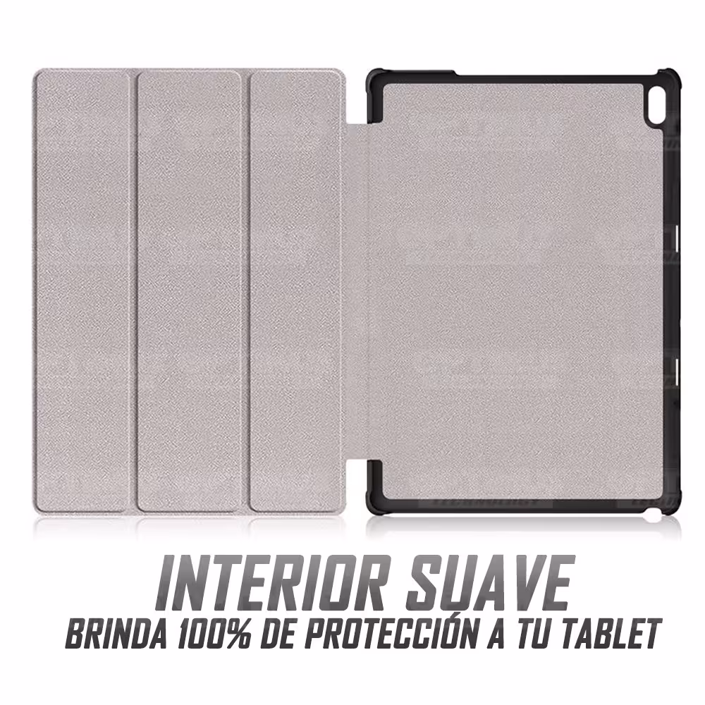Kit Vidrio Cristal Templado Y Estuche Case Protector para Tablet Lenovo Tab E10 Tb-x104F OPTIMUS TECHNOLOGY™ - 11