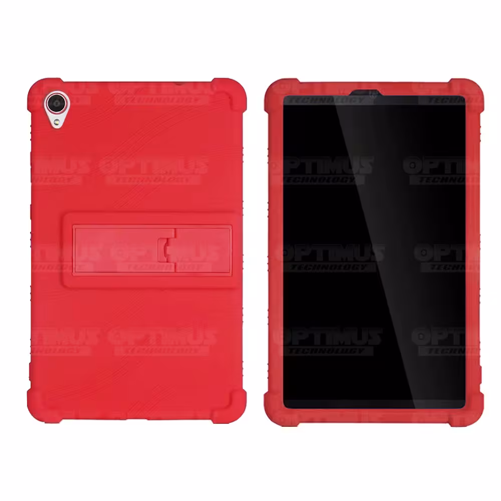 Estuche Case protector de goma Tablet Lenovo Tab M8 8505x / x8505f Anti golpes con soporte OPTIMUS TECHNOLOGY™ - 4
