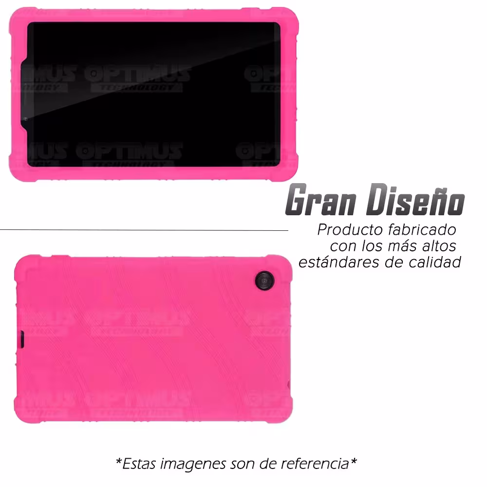 Kit Vidrio templado y Estuche Protector de goma antigolpes Tablet Lenovo M7 7305x | OPTIMUS TECHNOLOGY™ | KT-VTP-EST-GM-LNV-M7 |