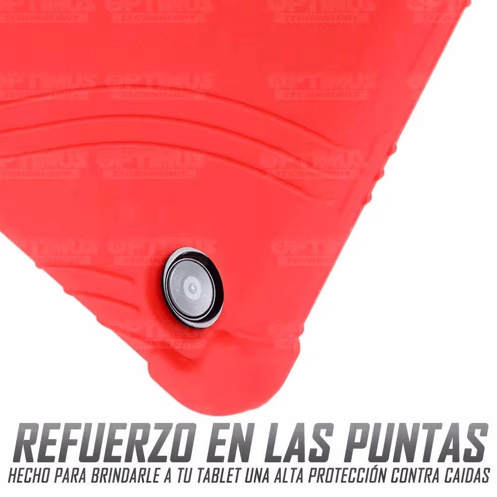 Kit Vidrio templado y Estuche Protector de goma antigolpes Tablet Lenovo M7 7305x | OPTIMUS TECHNOLOGY™ | KT-VTP-EST-GM-LNV-M7 |