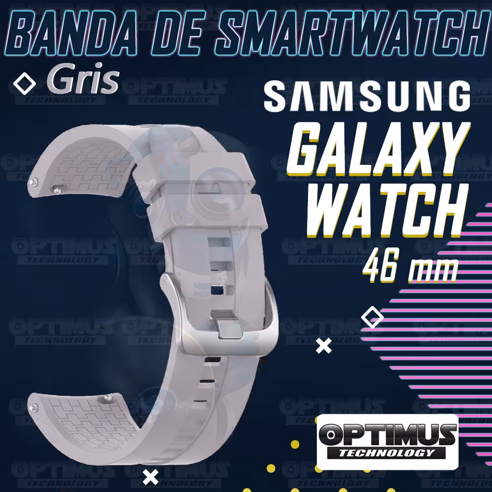 Vidrio Templado Y Correa Smartwatch Reloj Inteligente Samsung Galaxy Watch 46mm | OPTIMUS TECHNOLOGY™ | CRR-VTP-GX-WCH-46 |