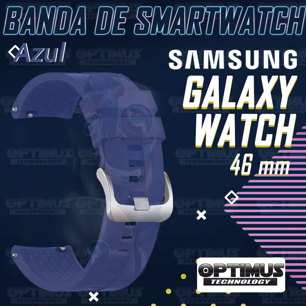 Correa Pulso de Goma 22mm para reloj Smartwatch Samsung Galaxy Watch 46mm | OPTIMUS TECHNOLOGY™ | CRR-GM-GX-WCH-46 |