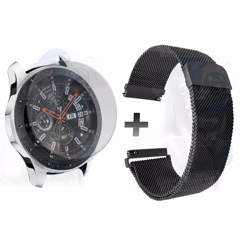 Kit Manilla Pulso Correa Magnética de color Y Vidrio Templado Samsung Galaxy Watch 46mm OPTIMUS TECHNOLOGY™ - 17