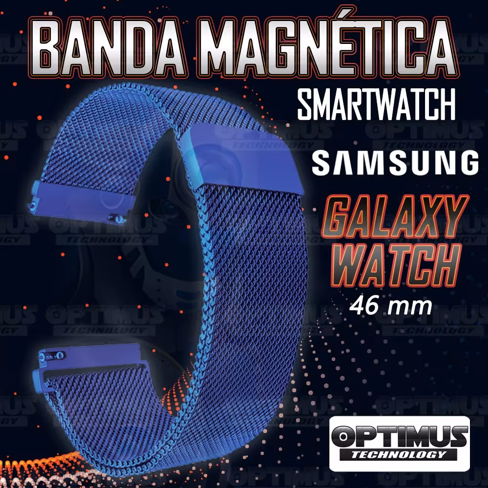 Correa Pulso Banda de Metal Magnética para reloj Smartwatch Samsung Galaxy Watch 46mm OPTIMUS TECHNOLOGY™ - 4
