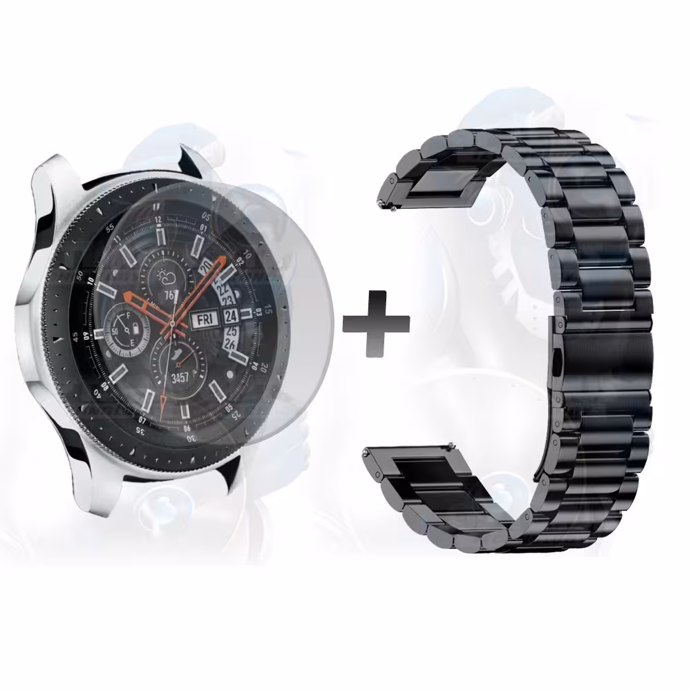 Vidrio Templado Y Correa De Metal Smartwatch Reloj Inteligente Samsung Galaxy Watch 46mm OPTIMUS TECHNOLOGY™ - 5