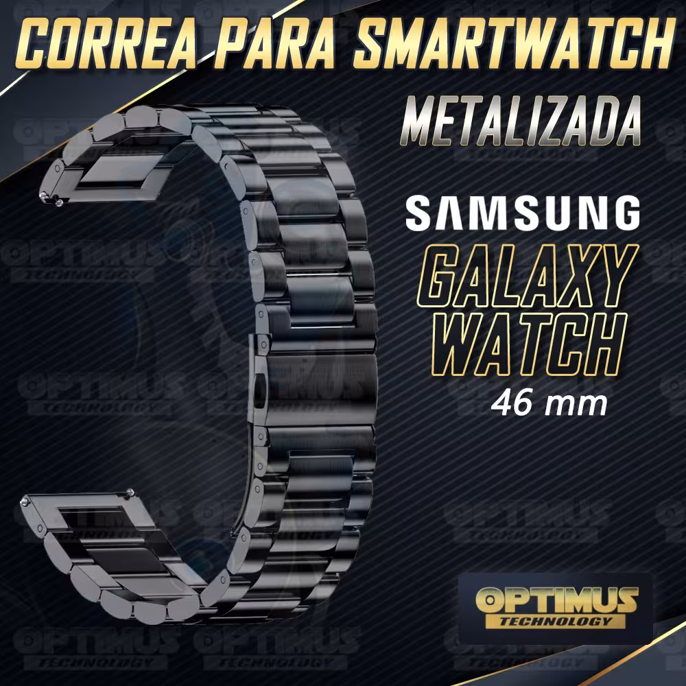 Vidrio Templado Y Correa De Metal Smartwatch Reloj Inteligente Samsung Galaxy Watch 46mm OPTIMUS TECHNOLOGY™ - 7