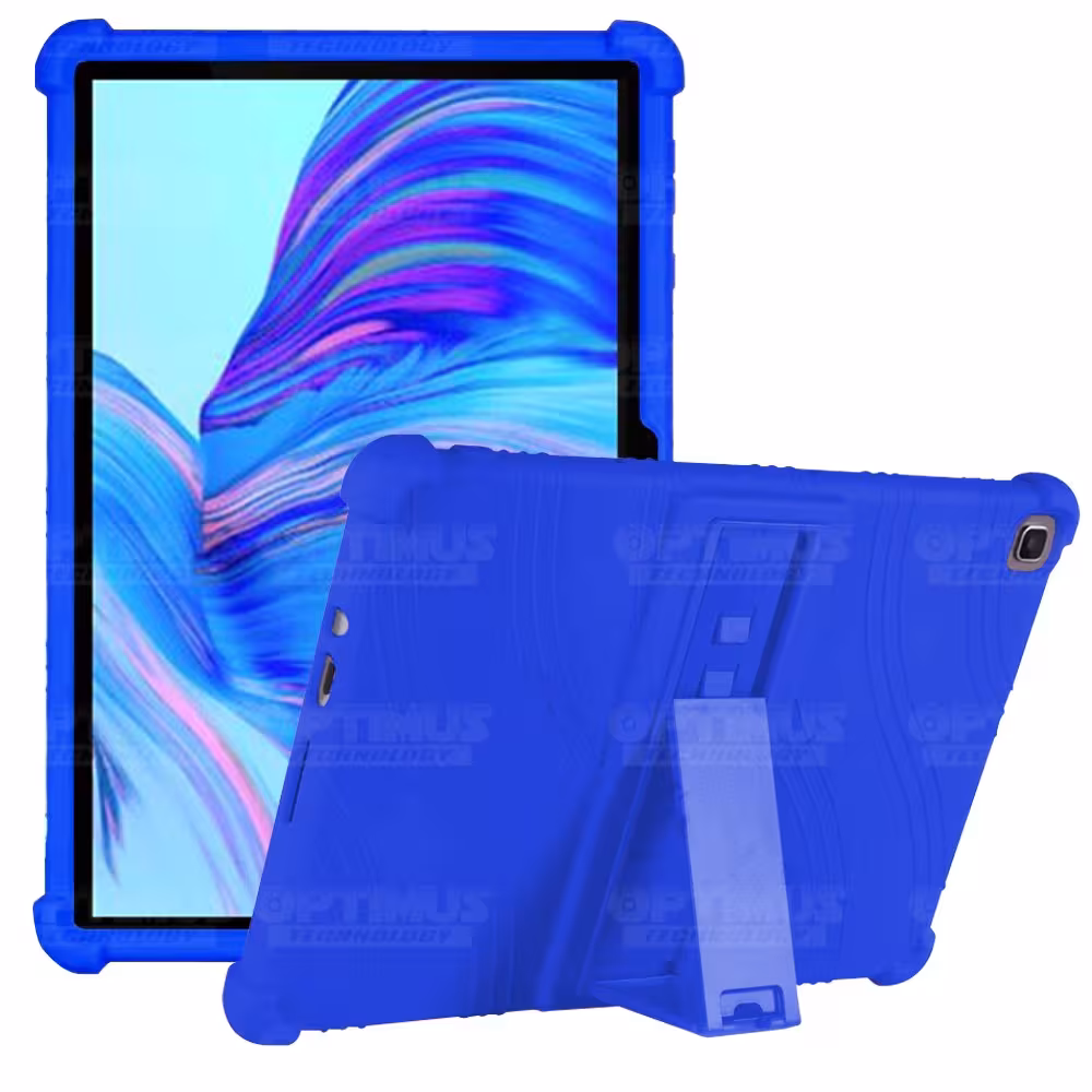Kit Vidrio templado y Estuche Protector de goma antigolpes con soporte Tablet Huawei matepad T10 OPTIMUS TECHNOLOGY™ - 5