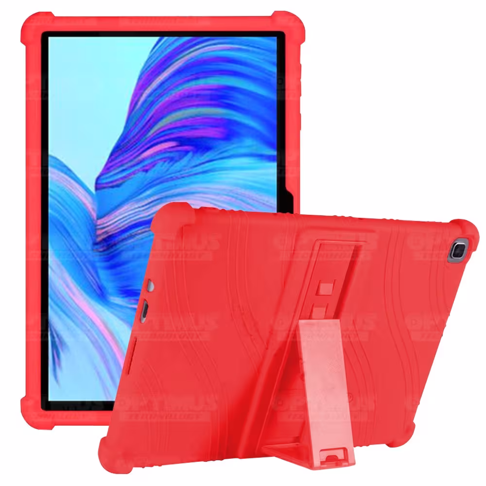 Kit Vidrio templado y Estuche Protector de goma antigolpes con soporte Tablet Huawei matepad T10 OPTIMUS TECHNOLOGY™ - 15