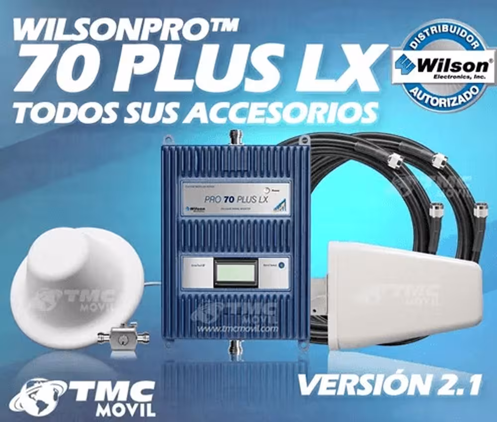 KIT Amplificador de señal WilsonPro 70 Plus LX - Versión 2.1 | WILSONPRO/WILSON ELECTRONICS | 460128 SC-2.1 |