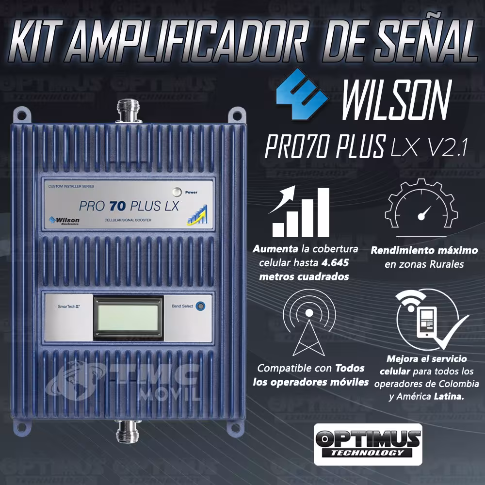 KIT Amplificador de señal WilsonPro 70 Plus LX - Versión 2.1 | WILSONPRO/WILSON ELECTRONICS | 460128 SC-2.1 |