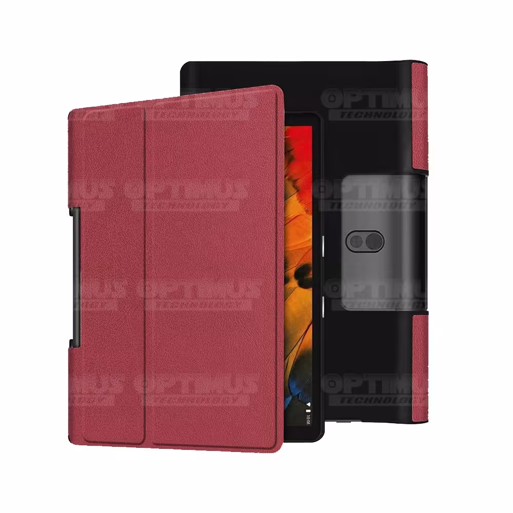 Kit Vidrio templado + Case Forro Protector + Teclado y Mouse Ratón Bluetooth para Tablet Lenovo Yoga Smart Tab Yt-x 705f OPTIMUS