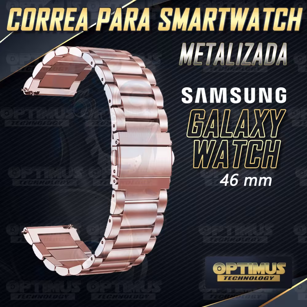 Vidrio Templado Y Correa De Metal Smartwatch Reloj Inteligente Samsung Galaxy Watch 46mm OPTIMUS TECHNOLOGY™ - 15