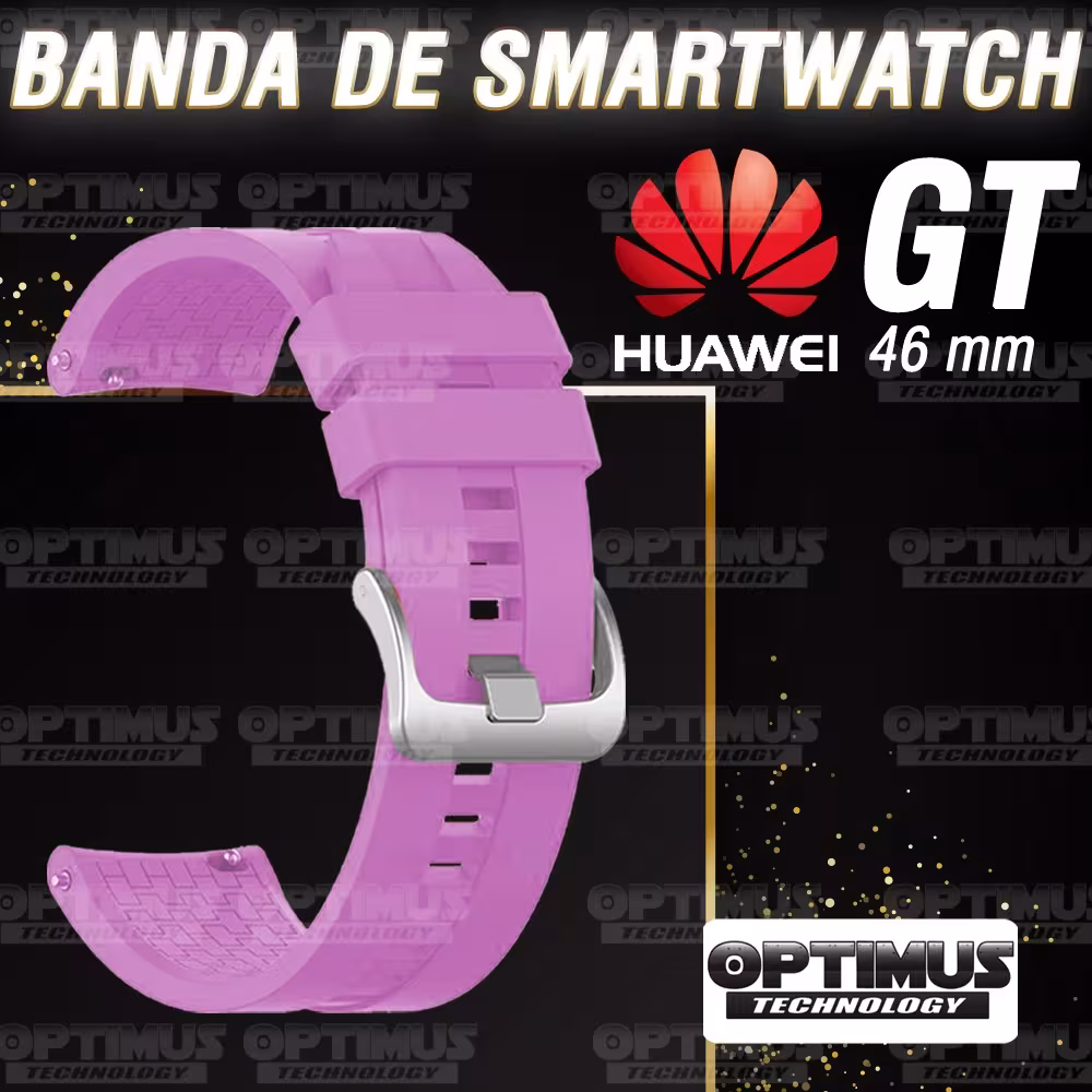 Correa Pulso de Goma 22mm para reloj Smartwatch Huawei Gt 46mm | OPTIMUS TECHNOLOGY™ | CRR-GM-HW-GT1-46 |