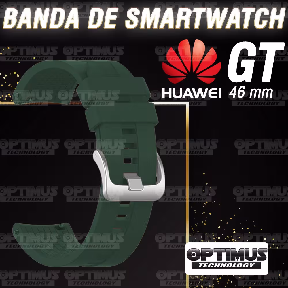 Correa Pulso de Goma 22mm para reloj Smartwatch Huawei Gt 46mm | OPTIMUS TECHNOLOGY™ | CRR-GM-HW-GT1-46 |