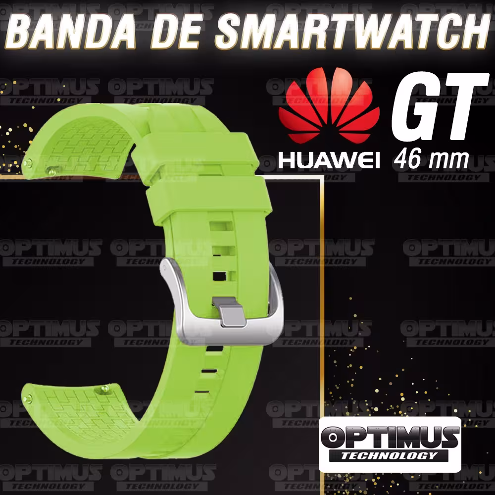 Correa Pulso de Goma 22mm para reloj Smartwatch Huawei Gt 46mm | OPTIMUS TECHNOLOGY™ | CRR-GM-HW-GT1-46 |