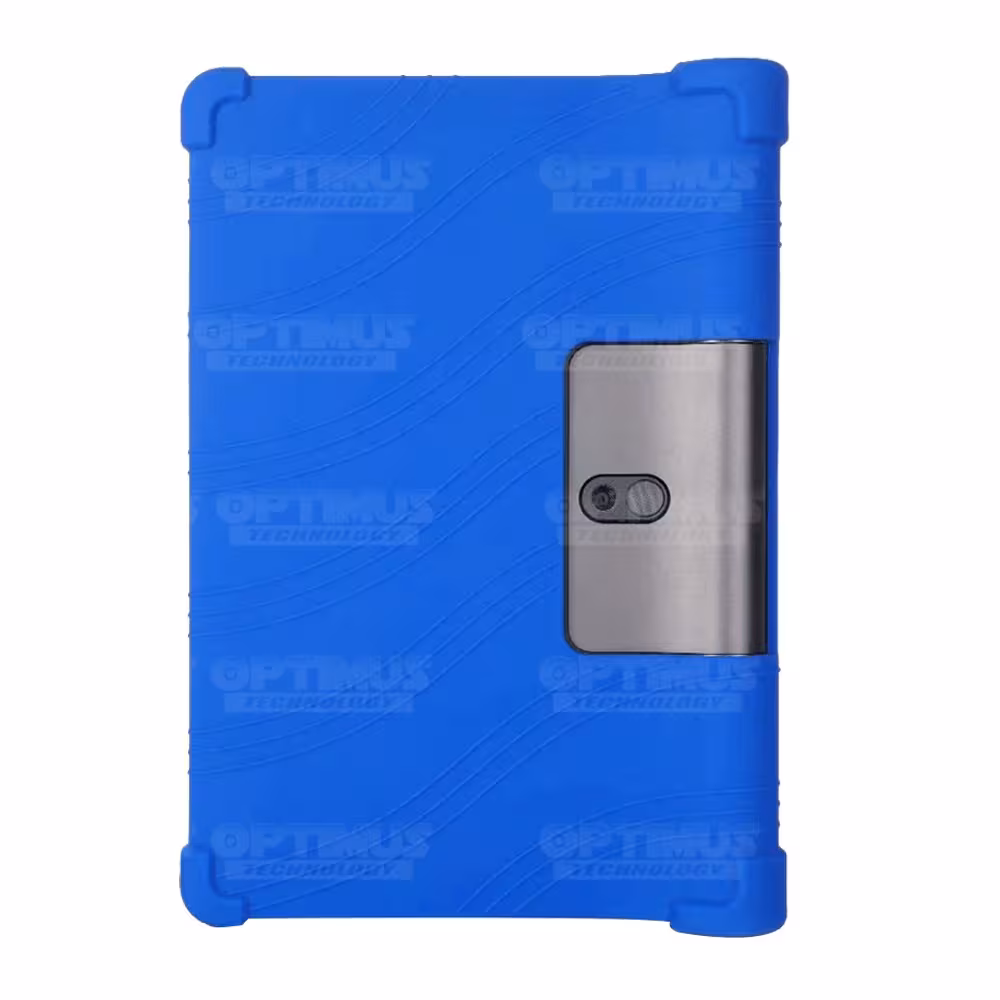 Kit Vidrio templado + Estuche Protector Goma + Teclado y Mouse Ratón Bluetooth para Tablet Lenovo Yoga Smart Tab Yt-x 705f OPTIM