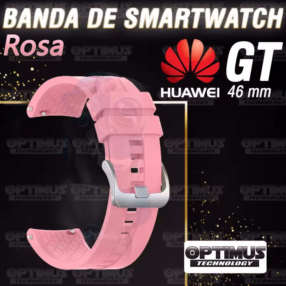 Correa Pulso de Goma 22mm para reloj Smartwatch Huawei Gt 46mm | OPTIMUS TECHNOLOGY™ | CRR-GM-HW-GT1-46 |