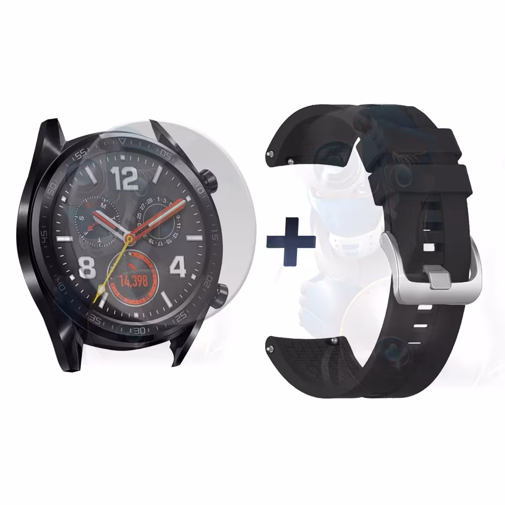 Vidrio Templado Y Correa Smartwatch Reloj Inteligente Huawei Gt 46mm | OPTIMUS TECHNOLOGY™ | CRR-VTP-HW-GT-46 |