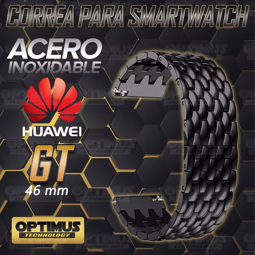 Correa Pulso Banda de Acero Inoxidable Reloj Huawei GT 46mm | TMC MÓVIL | CRR-MRLTR-GT-46 |