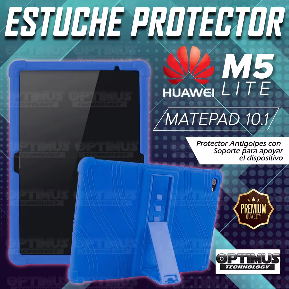 Estuche Case protector de goma Tablet Huawei Matepad M5 Lite 10.1 Anti golpes | OPTIMUS TECHNOLOGY™ | EST-GM-HW-MT-M5-LT |