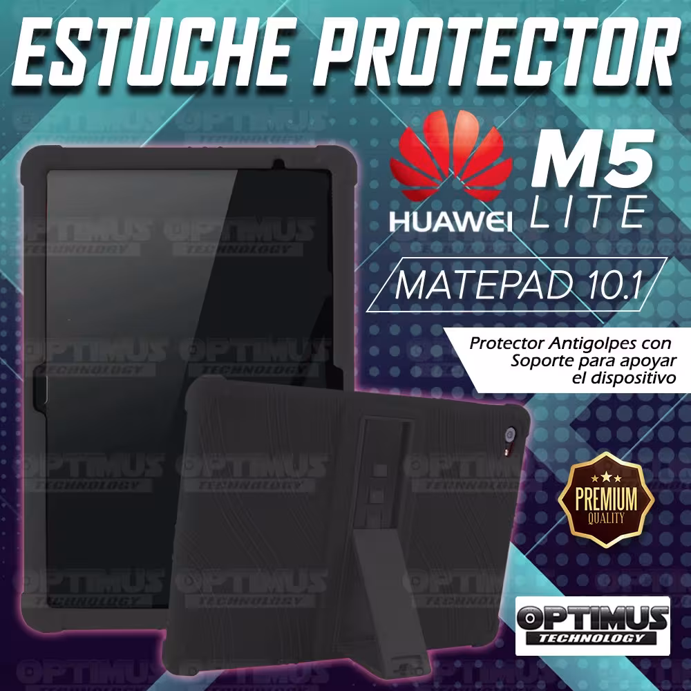 Estuche Case protector de goma Tablet Huawei Matepad M5 Lite 10.1 Anti golpes | OPTIMUS TECHNOLOGY™ | EST-GM-HW-MT-M5-LT |