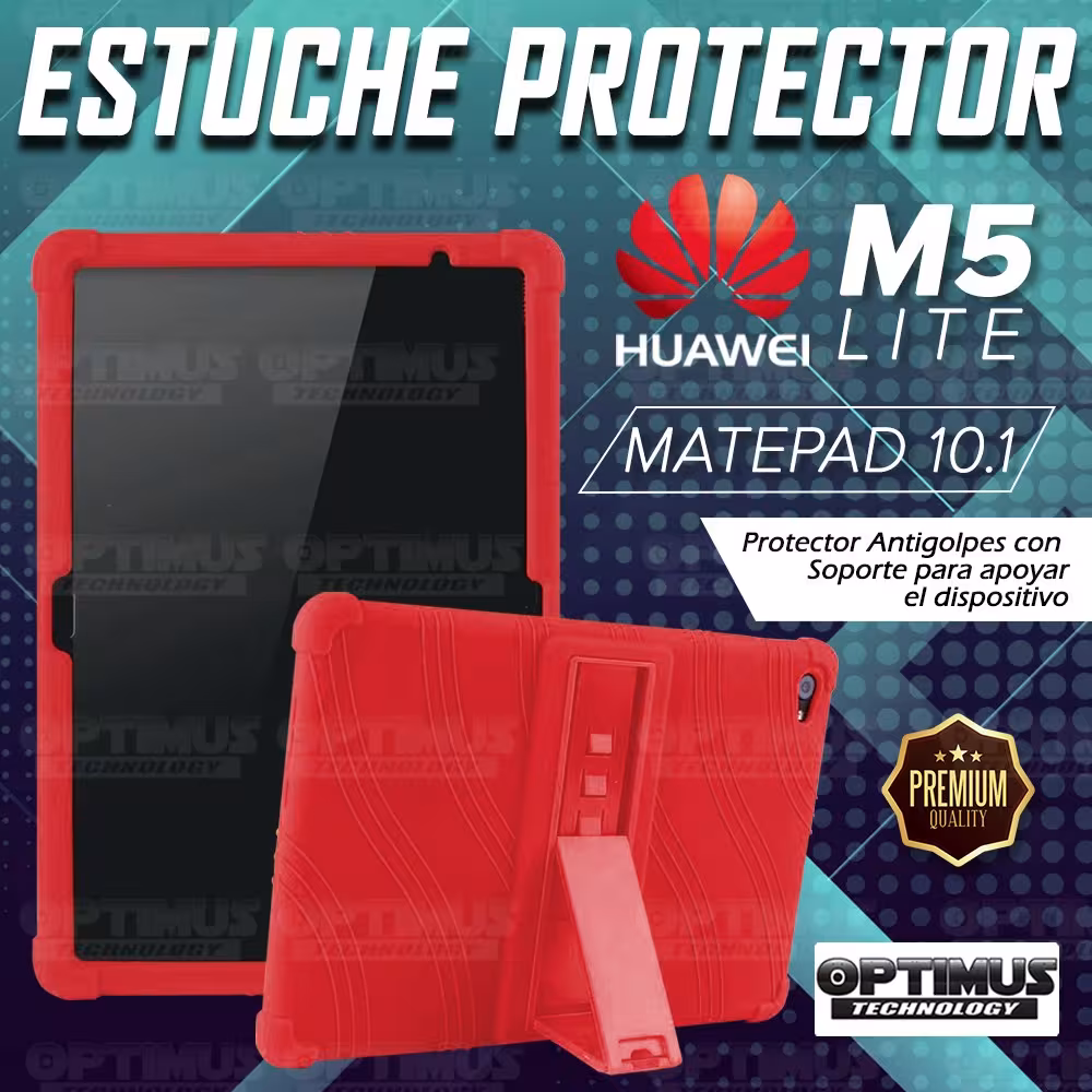 Estuche Case protector de goma Tablet Huawei Matepad M5 Lite 10.1 Anti golpes | OPTIMUS TECHNOLOGY™ | EST-GM-HW-MT-M5-LT |