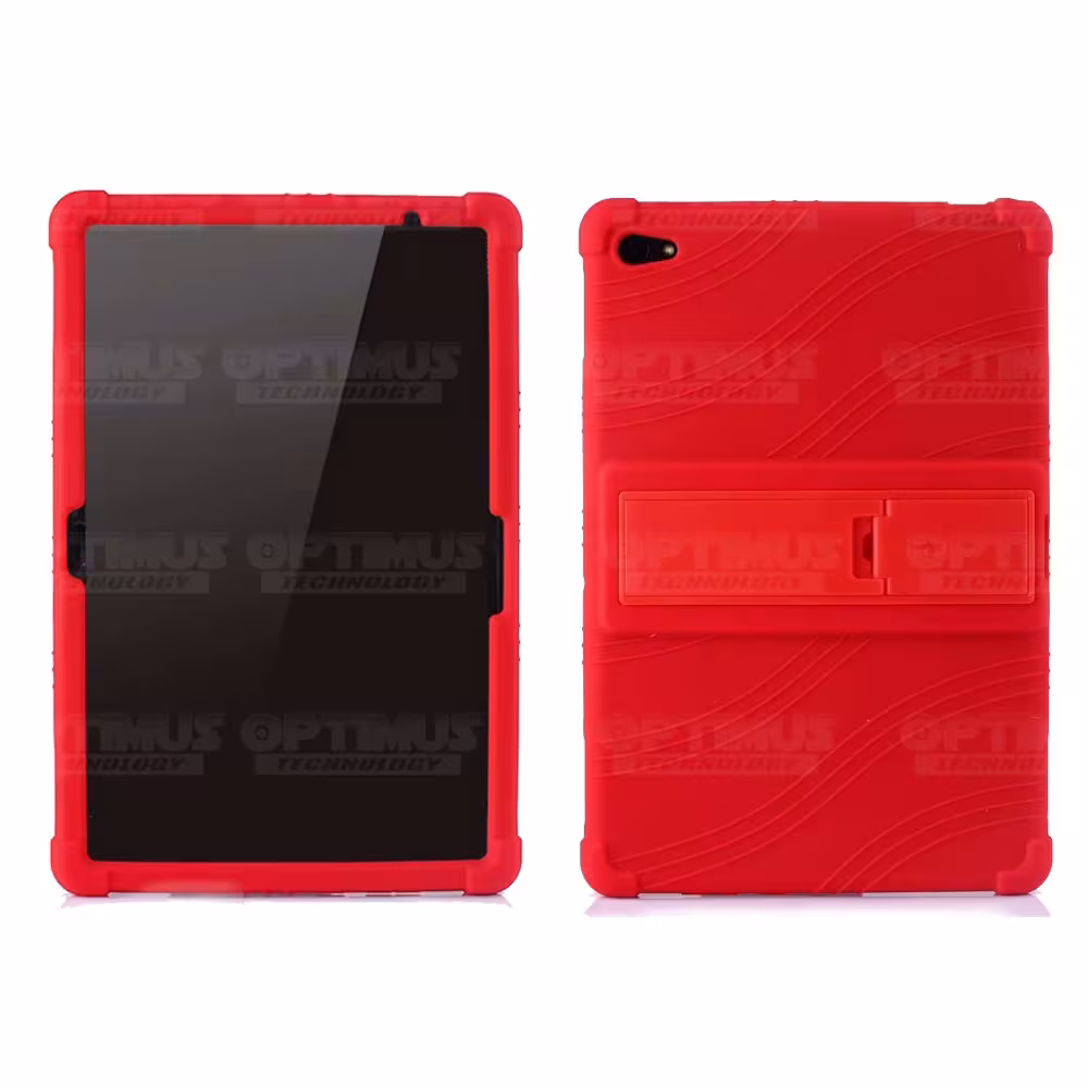 Kit Vidrio templado + Estuche Protector Goma + Teclado y Mouse Ratón Bluetooth para Tablet Huawei Mediapad M5 Lite 10.1 OPTIMUS