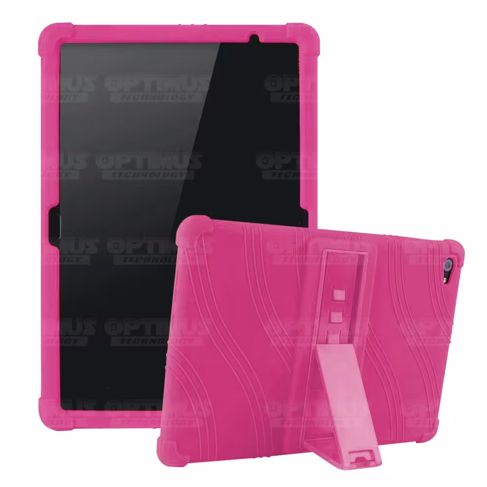 Kit Vidrio templado + Estuche Protector Goma + Teclado y Mouse Ratón Bluetooth para Tablet Huawei Mediapad M5 Lite 10.1 OPTIMUS