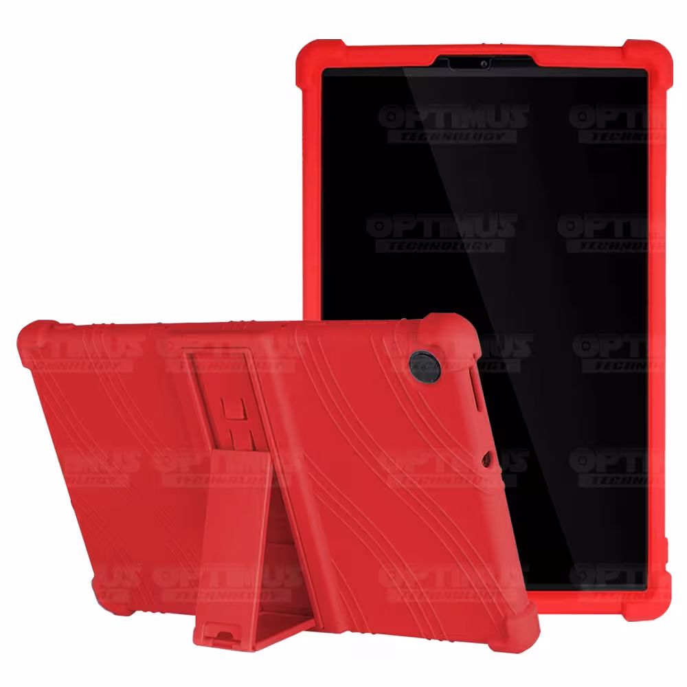 Kit Vidrio templado y Estuche Protector de goma antigolpes con soporte Tablet Lenovo M10 HD TB-X306 OPTIMUS TECHNOLOGY™ - 15