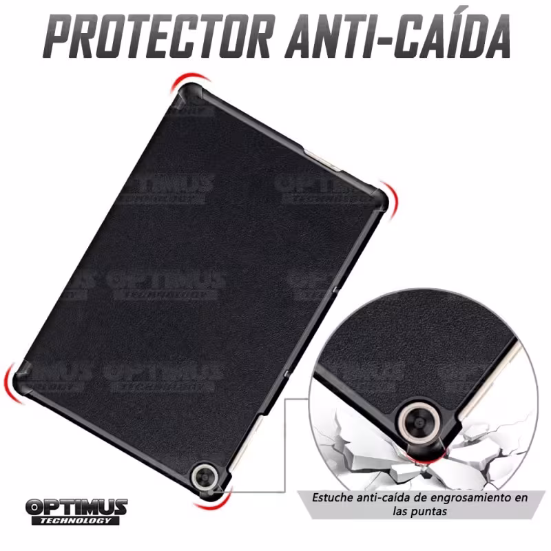 Kit Vidrio templado + Case Forro Protector + Teclado y Mouse Ratón Bluetooth para Tablet Lenovo M10 HD TB-X306 OPTIMUS TECHNOLOG