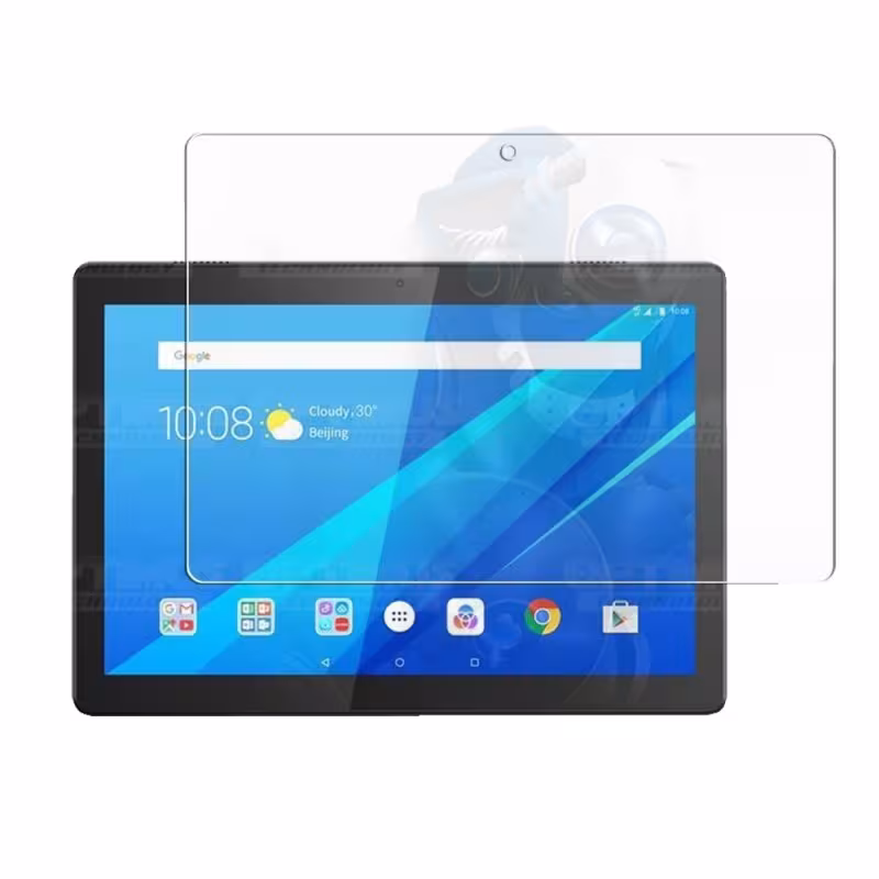 Kit Vidrio templado + Case Forro Protector + Teclado y Mouse Ratón Bluetooth para Tablet Lenovo m10 tb-x505f OPTIMUS TECHNOLOGY™