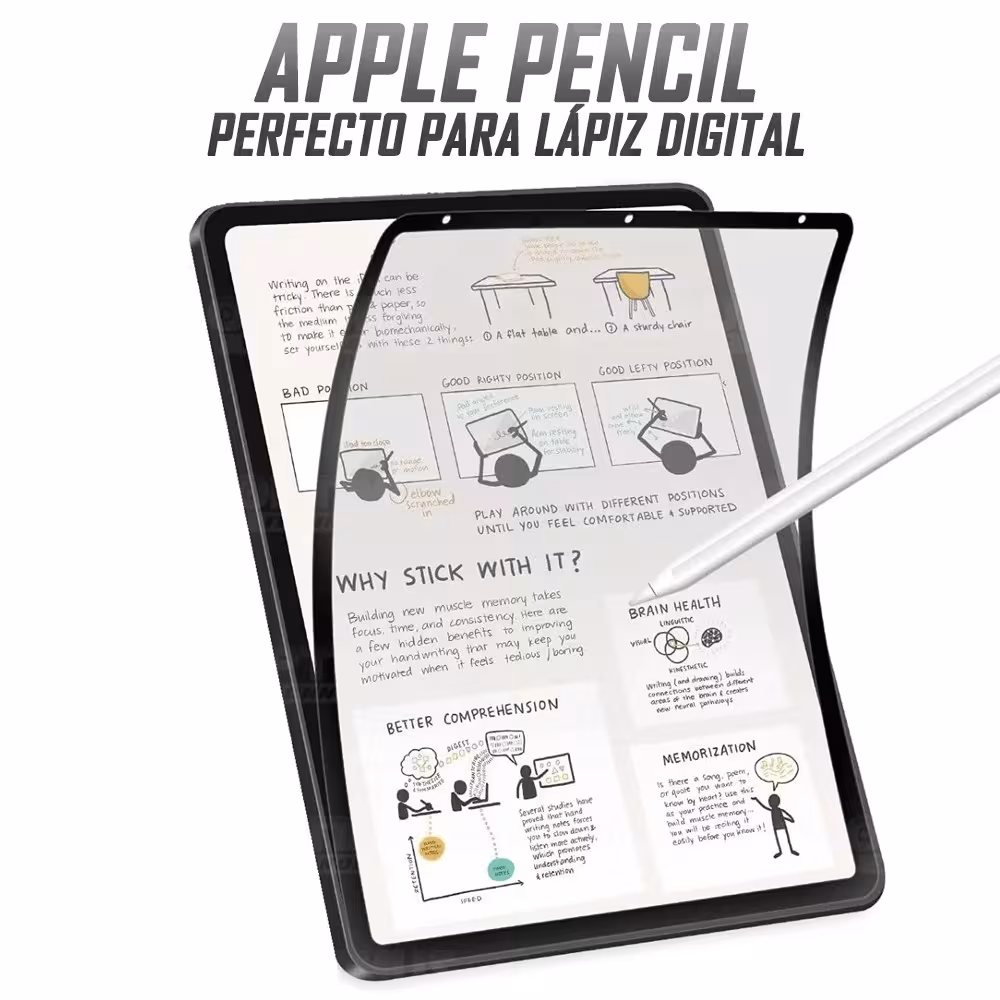 Vidrio Templado Protector Cerámico Nano Matte Glass Tablet iPad Air 4 10.9" 2020 | OPTIMUS TECHNOLOGY™ | VTP-CRMTG-IPDA4-10.9 |
