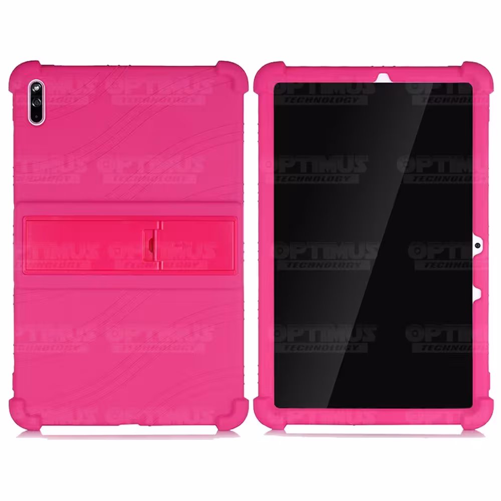 Kit Vidrio templado y Estuche Protector de goma antigolpes con soporte Tablet Huawei matepad 10.4 OPTIMUS TECHNOLOGY™ - 19
