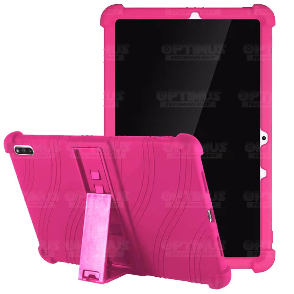 Kit Vidrio templado y Estuche Protector de goma antigolpes con soporte Tablet Huawei matepad 10.4 OPTIMUS TECHNOLOGY™ - 20