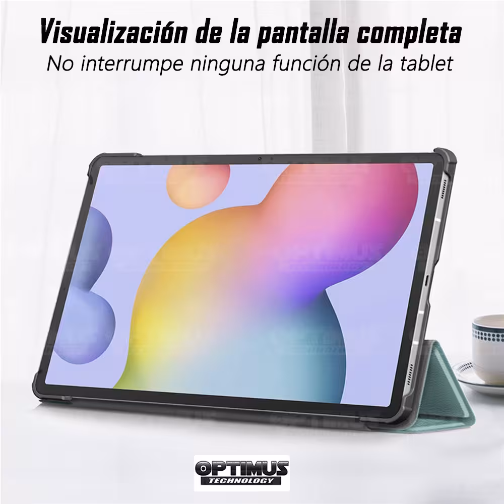 Estuche Case Forro Protector Con Tapa Tablet Samsung Galaxy Tab S7 Wifi SM-T870NZK 11 Pulgadas OPTIMUS TECHNOLOGY™ - 10