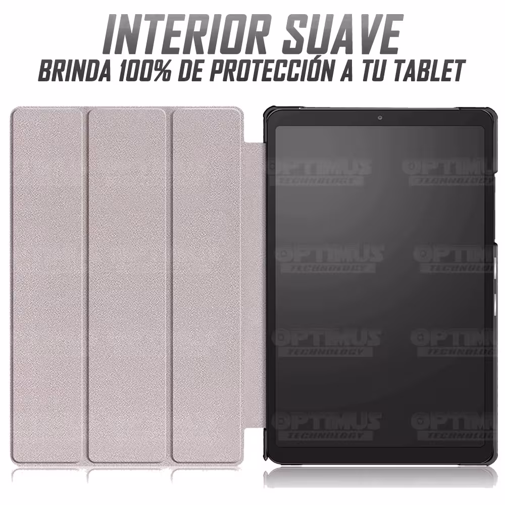 Kit Vidrio Cristal Templado Y Estuche Case Protector para Tablet Samsung Galaxy Tab A7 10.4 2020 T500 - T505 OPTIMUS TECHNOLOGY™