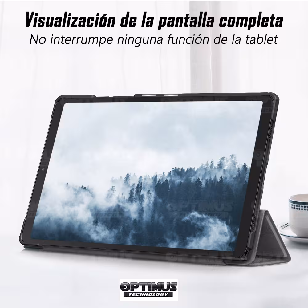 Kit Vidrio Cristal Templado Y Estuche Case Protector para Tablet Samsung Galaxy Tab A7 10.4 2020 T500 - T505 OPTIMUS TECHNOLOGY™