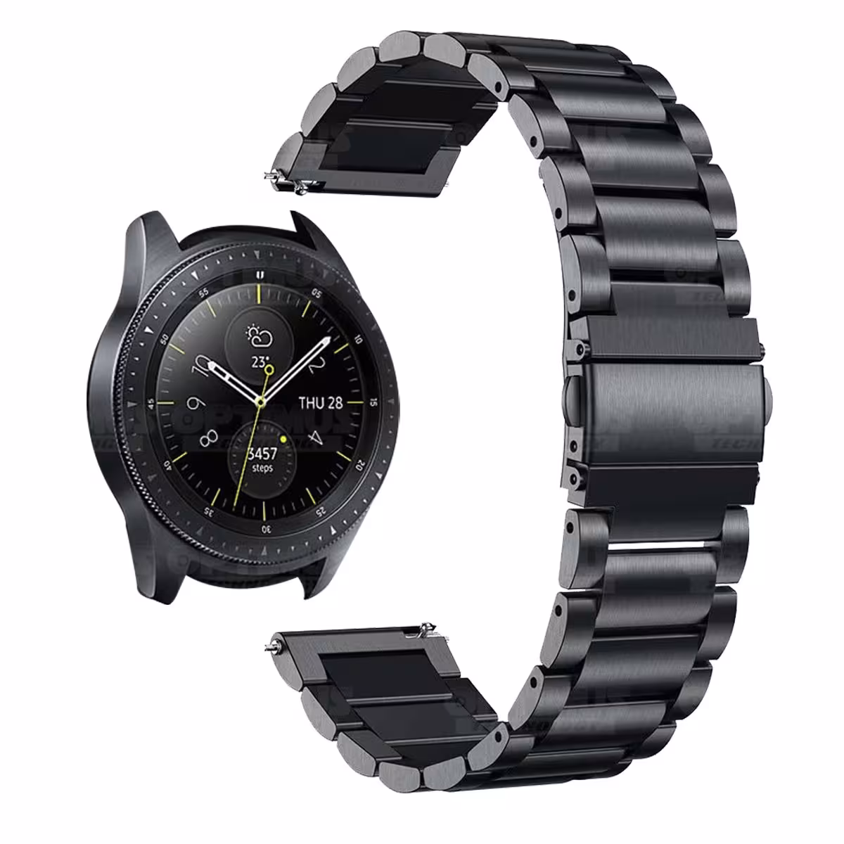 Correa Banda de Metal Magnética Acero Inoxidable 20mm reloj Smartwatch Samsung Galaxy Watch 42mm OPTIMUS TECHNOLOGY™ - 6